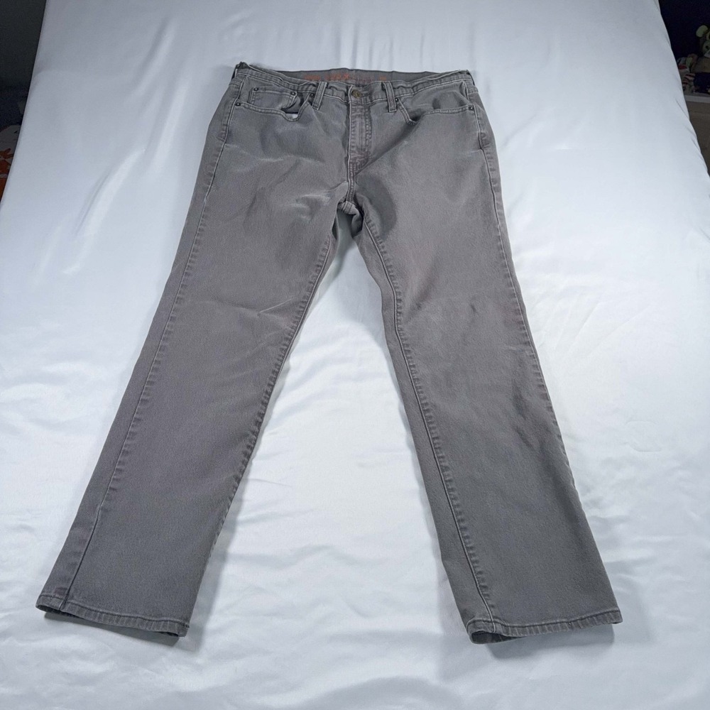 Urban Pipeline Jeans Mens 36x32 Gray Slim Straight Denim Max Flex